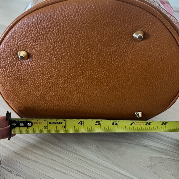 SAMOE STYLE Floral Brown Shoulder Purse Handbag Faux Leather - Picture 15 of 17